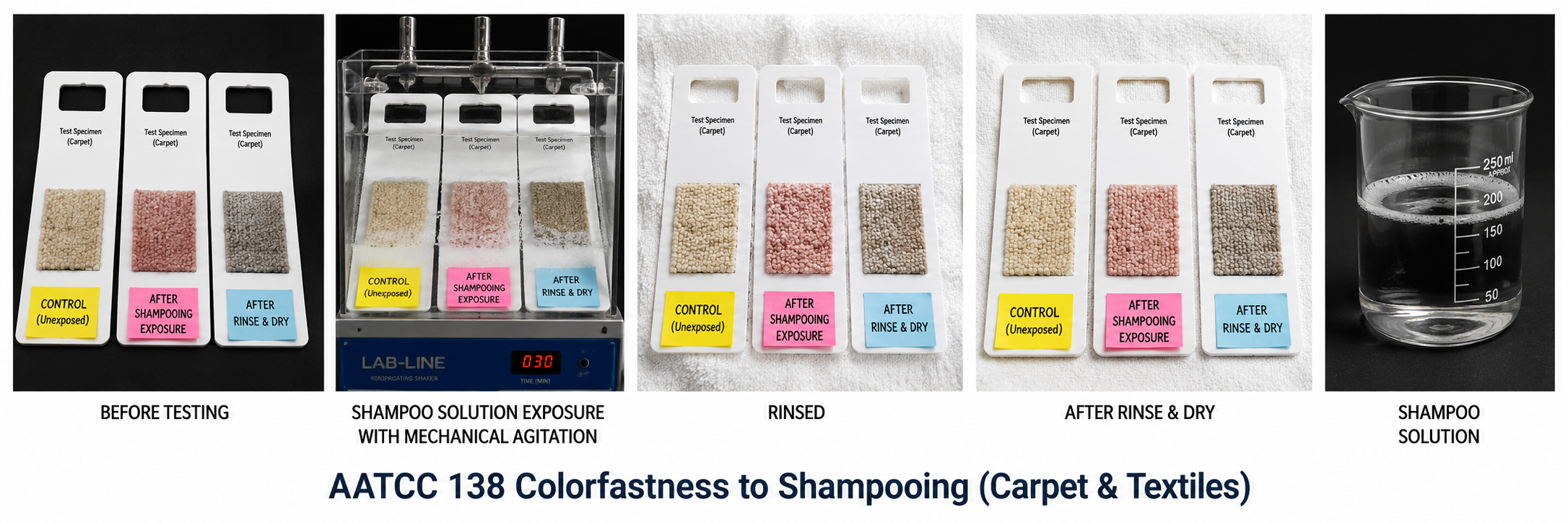 AATCC 138 Colorfastness to Shampooing 2