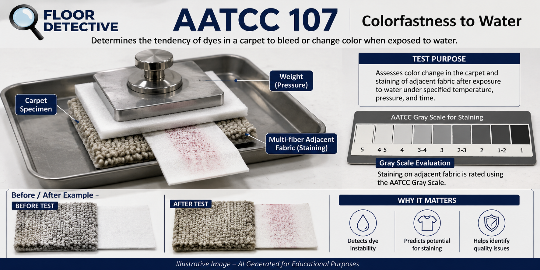 aatcc 107 Colorfastness to water 1