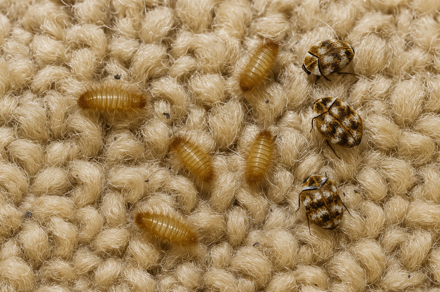 Carpet Beetle Damage