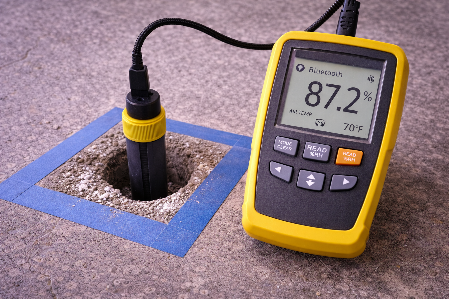 In-Situ Relative Humidity (RH) Testing (Concrete / Substrates)