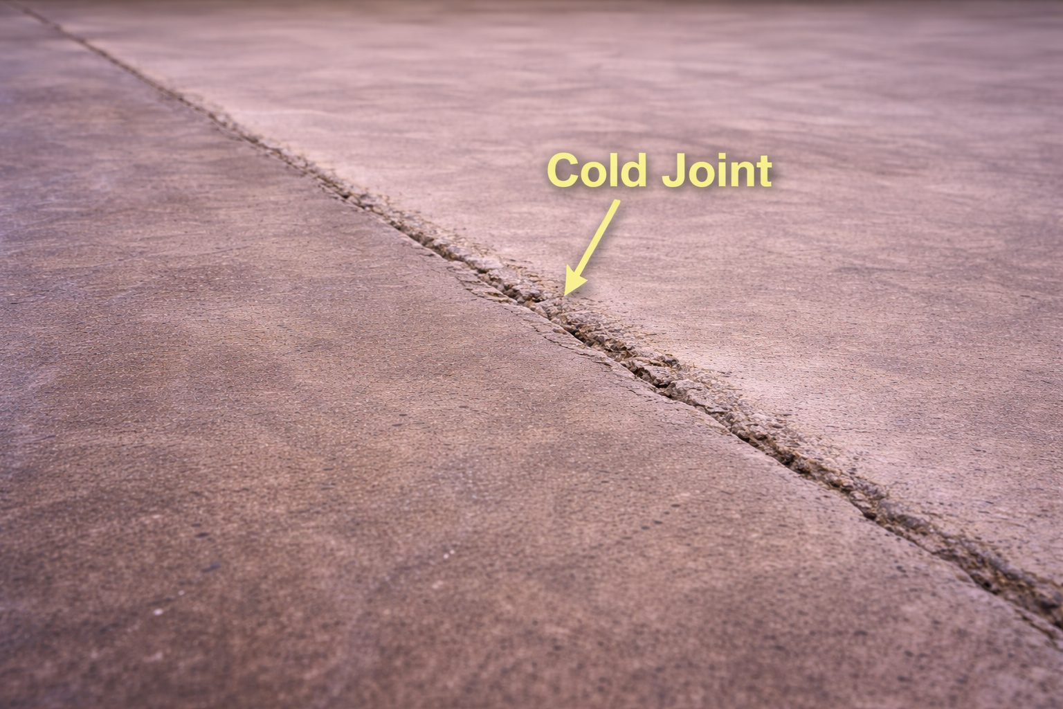 Cold Joints and Construction Joints (Concrete / Substrates)