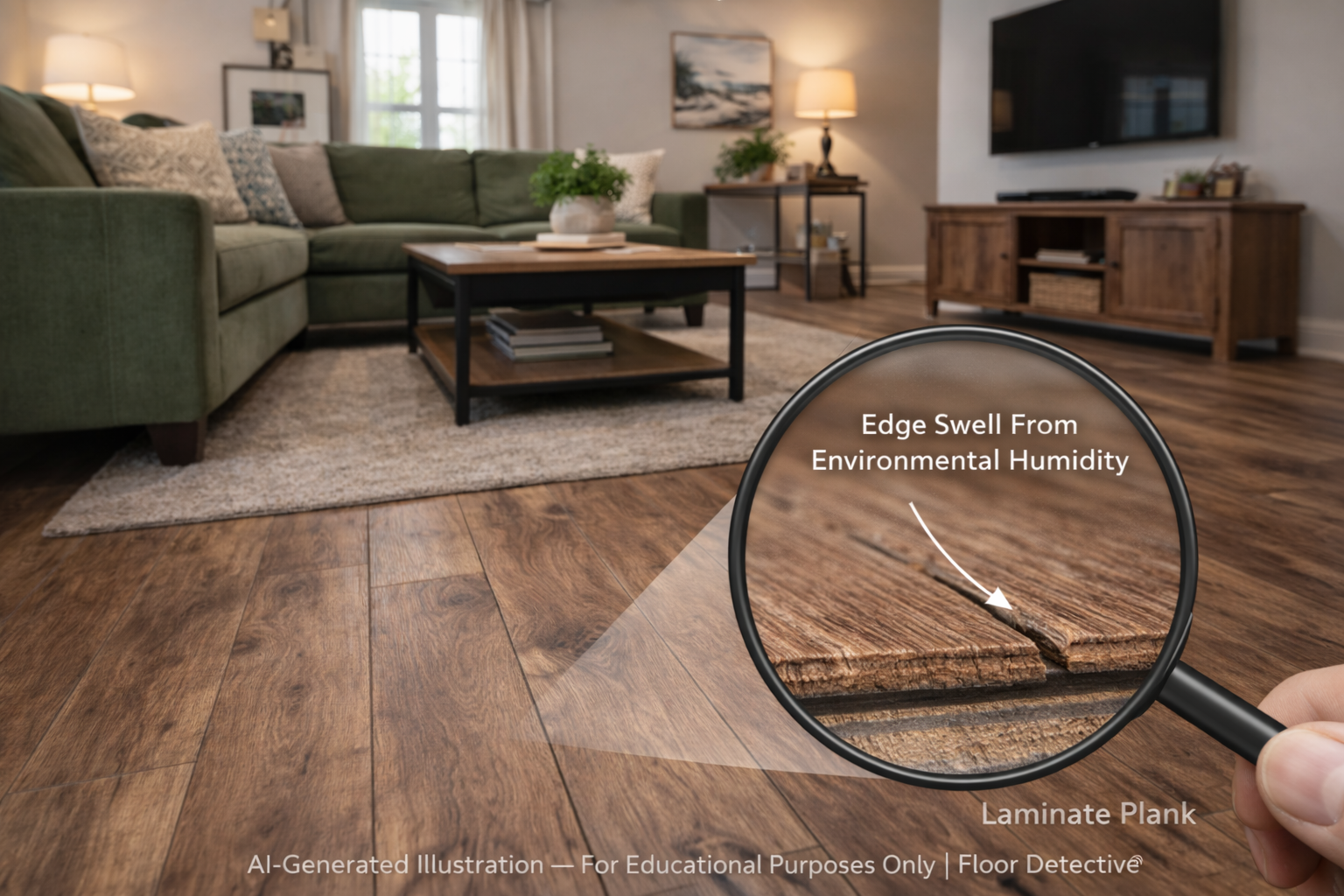 Edge Swell From Environmental Humidity (Laminate)