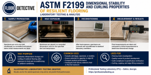 ASTM F2199 – Dimensional Stability and Curling Properties of Resilient Flooring - Featured Image 6-14-26