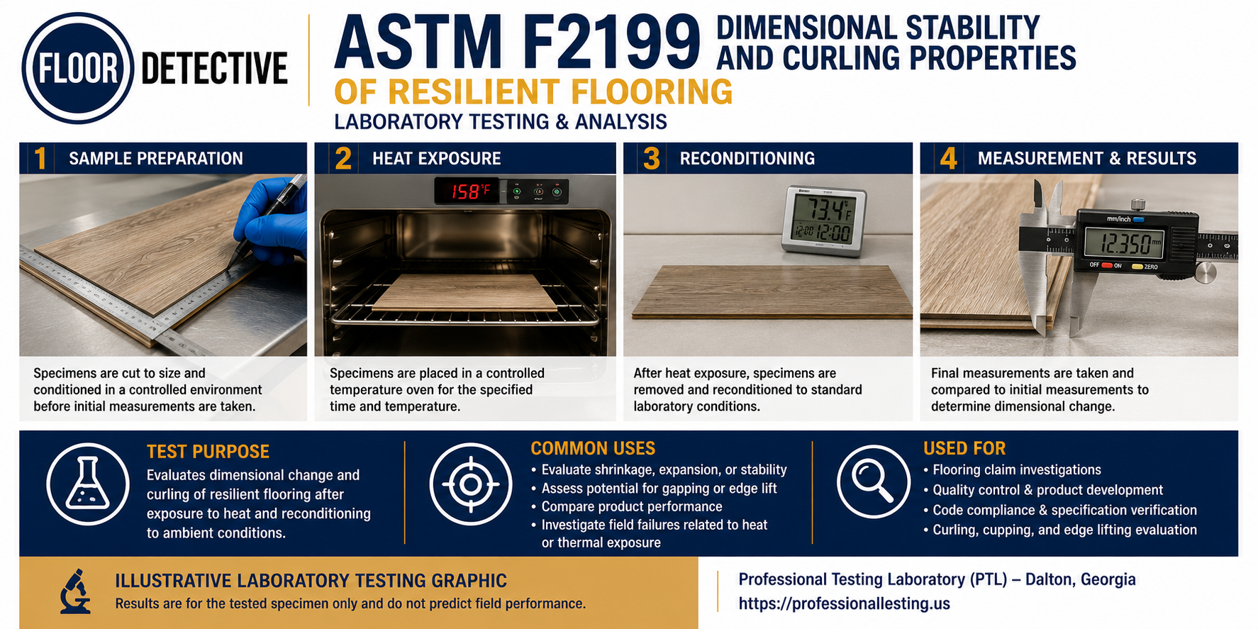 ASTM F2199 – Dimensional Stability and Curling Properties of Resilient Flooring - Featured Image 6-14-26