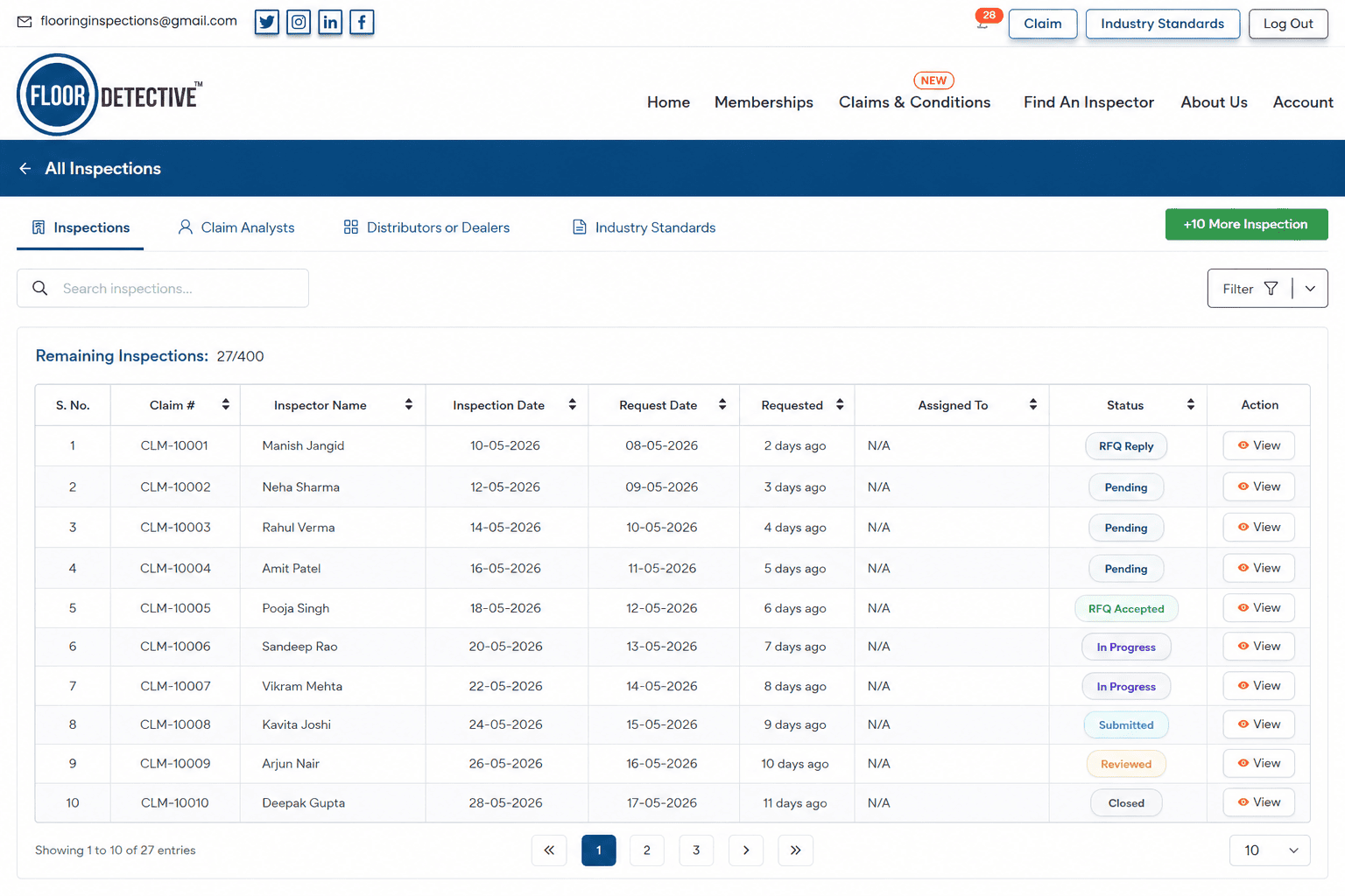 Claims Management
